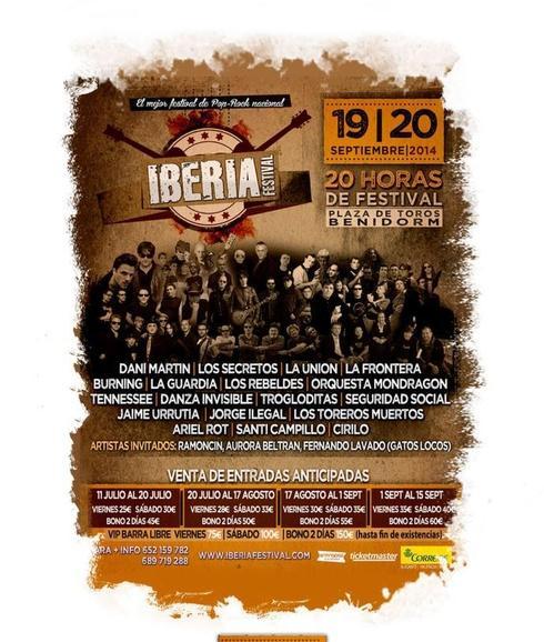 Cartel del Iberia Festival 2014.