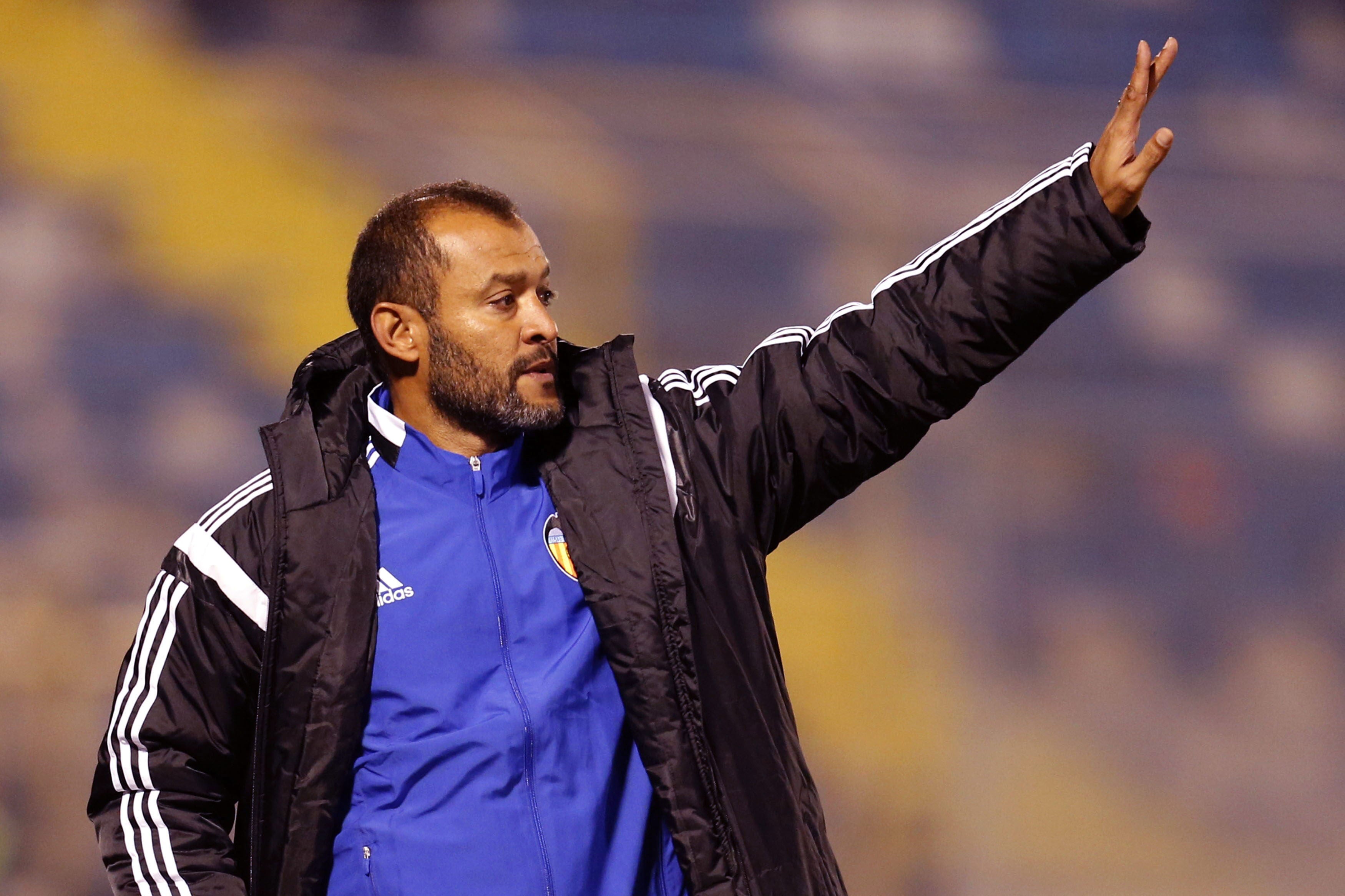 Nuno durante el partido ante el Universidad Católica. 