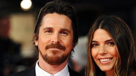 Christian Bale y su esposa, Sibi Blazic.