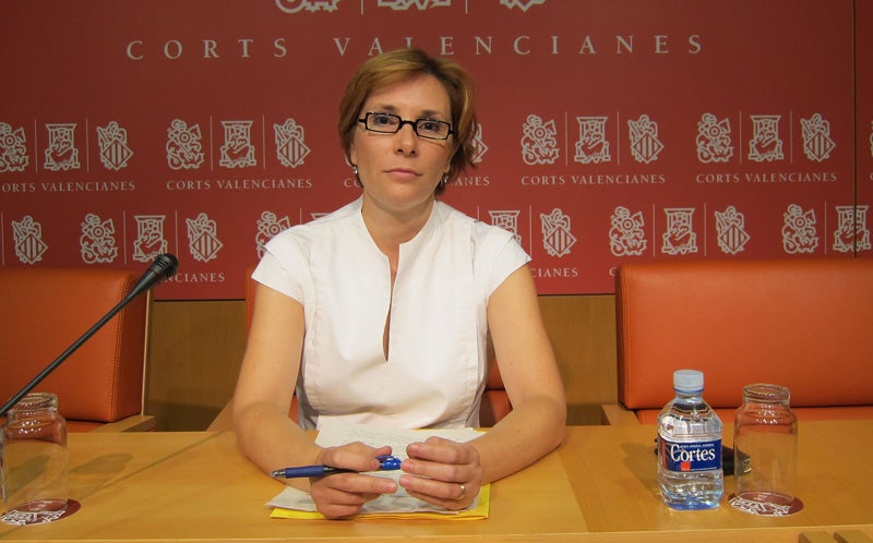 Eva Martínez, diputada socialista. 