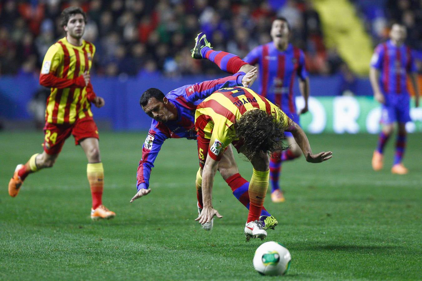 Levante-Barcelona, temporada 2013-14.