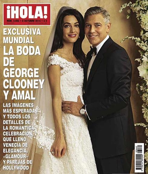 Las imágenes de la boda de George Clooney, en exclusiva en la revista '¡Hola!'