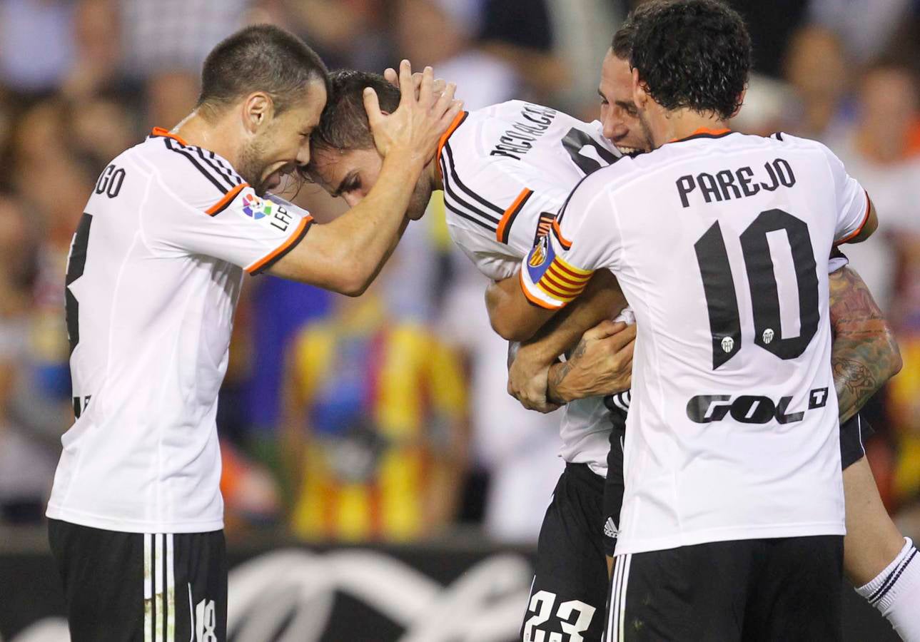 El Valencia reparte sus goles entre nueve jugadores