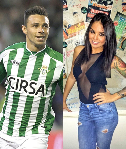 María Hernández, de 'MyHyV', y Rubén Castro, jugador del Betis, son pareja