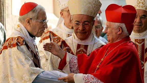 El cardenal, en la Catedral.