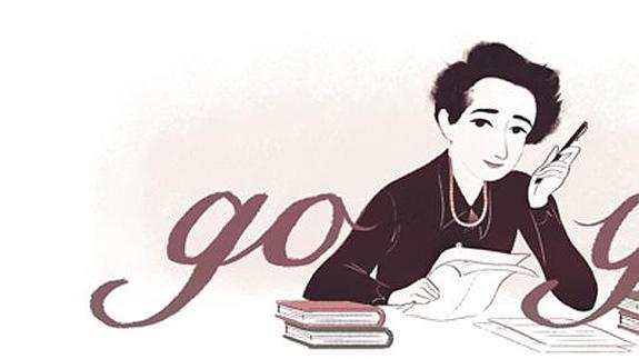 Quién es Hannah Arendt, la protagonista del doodle de Google