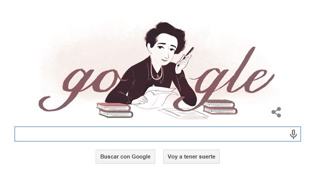 Google crea un doodle sobre la filósofa judía Hannah Arendt