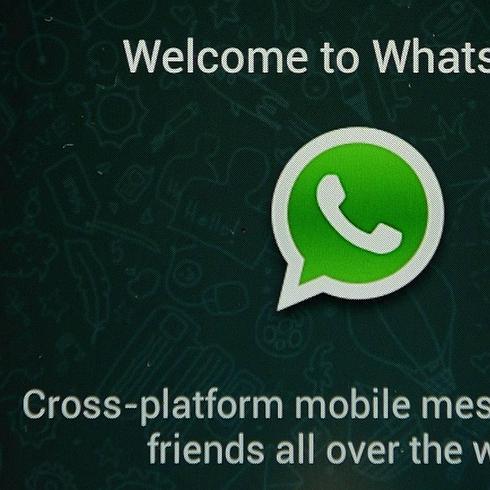 Pantalla de entrada a WhatsApp.