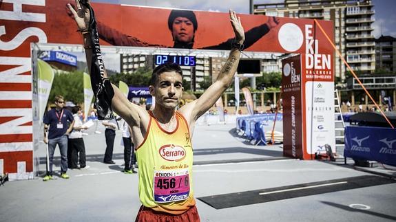 Nacho Cáceres, atleta del Cárnicas Serrano. / LP