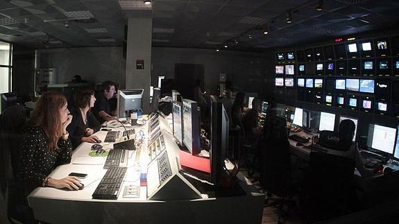 Uno de los últimos días de trabajo en RTVV. 