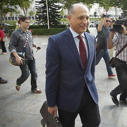 Enrique Crespo, en la Ciudad de la Justicia.