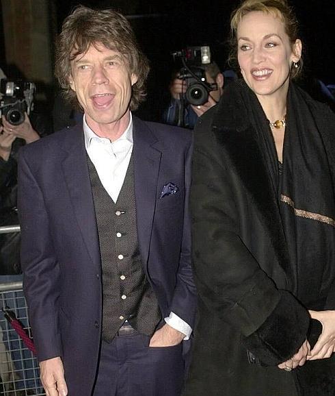 Mick Jagger y su exmujer Jerry Hall, en una imagen de archivo. 