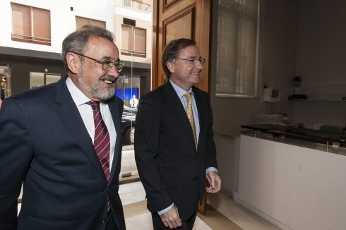 José Vicente González y Juan Carlos Moragues. :: Jesús Montañana