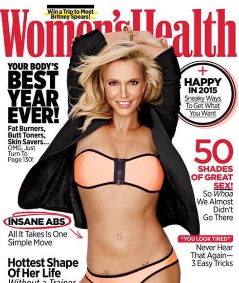 Britney Spears, irreconocible en la portada de la revista 'Men's Health'