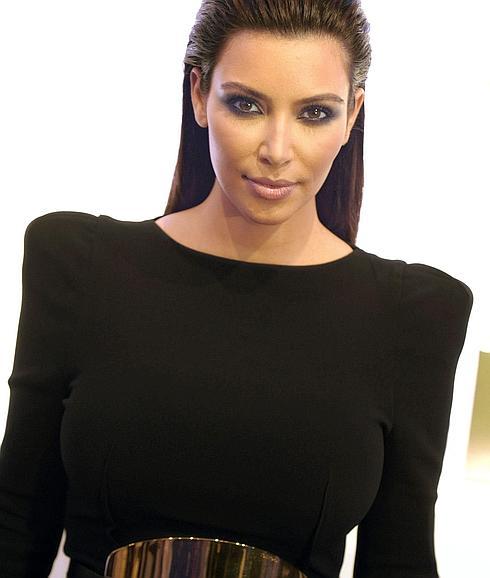 La celebrity Kim Kardashian. 