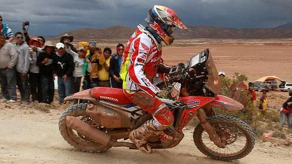 Barreda, en el Dakar.