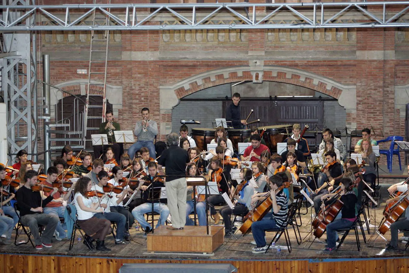 Uno de los ensayos de la Jove Orquestra.