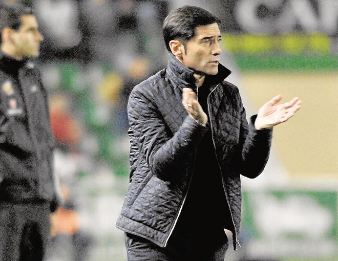 Marcelino García, entrenador del Villarreal.