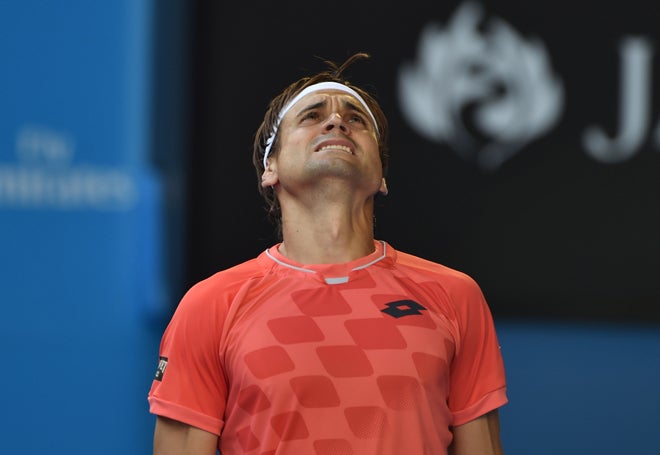 David Ferrer se despide del Open de Australia tras caer ante Nishikori.