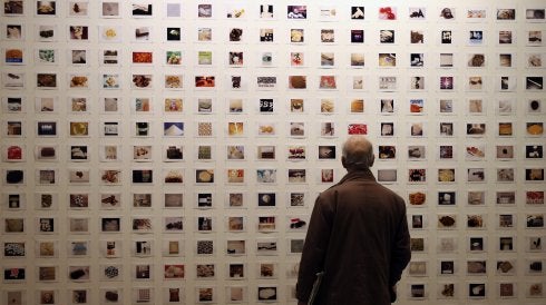 Obra del artista alicantino Daniel G. Andúja, en ARCO. :: efe