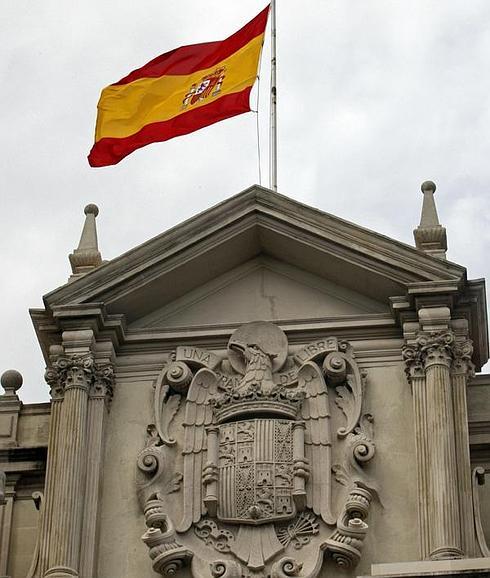 Símbolo franquista en un ayuntamiento. 