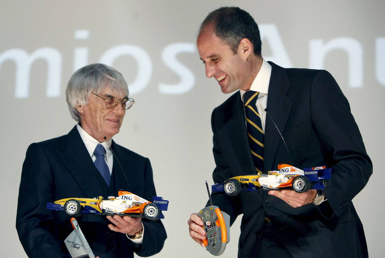 Ecclestone y Camps en una imagen de archivo.