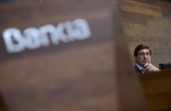 José Ignacio Goirigolzarri, presidente de Bankia. :: AFP