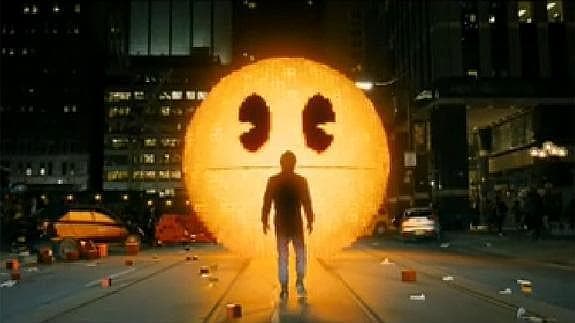 Pixels, la película de Pac-man, llega a los cines