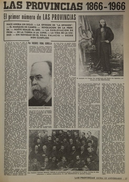 La sublevación de Prim, en el número 1 de LAS PROVINCIAS