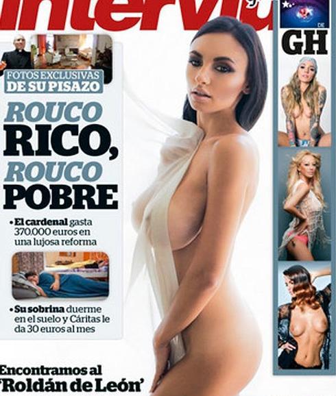 Iryna Ivanova en la portada de Interviú.