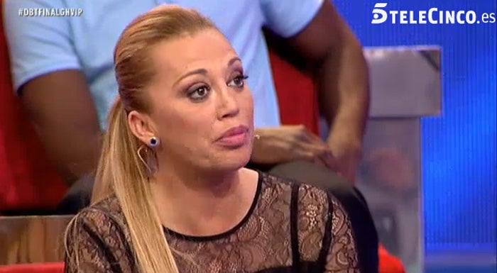 Belén Esteban, durante el debate de 'Gran Hermano VIP'. 