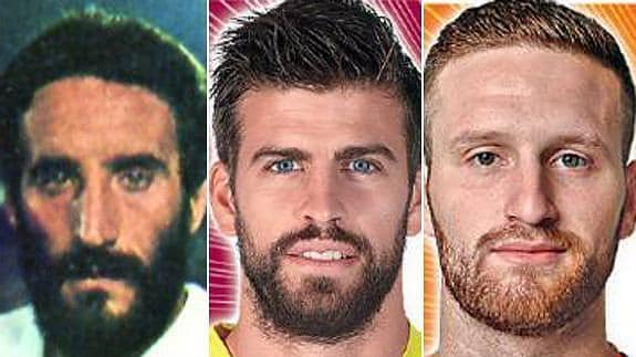 La historia de la Liga, entre barbas