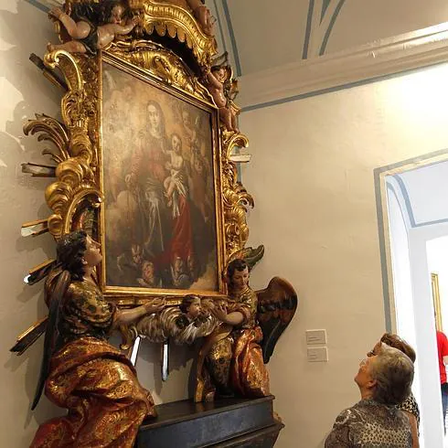 Retrato oratorio de Ignacio Vergara en la Basílica de los Desamparados.