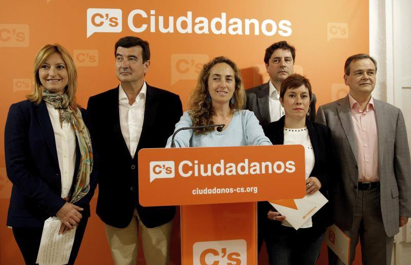 Rueda de prensa donde se han presentado a los candidatos a las tres provincias de la Comunitat por CiudadanosEFE