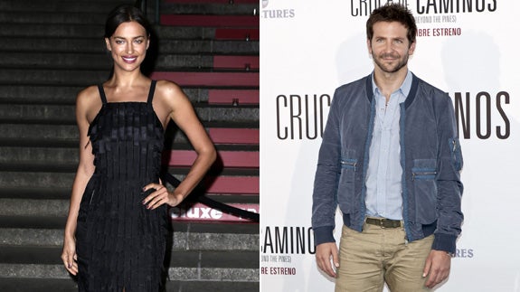 La modelo Irina Shayk y el actor Bradley Cooper. 