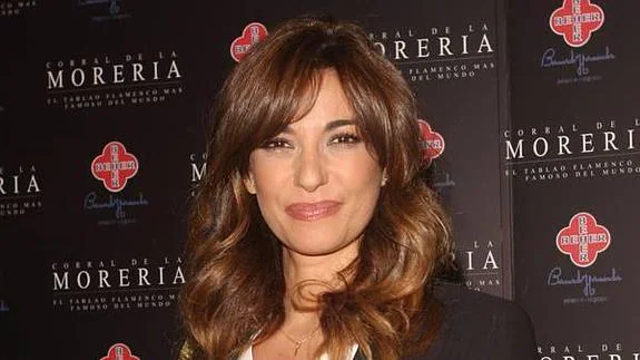 Mariló Montero en los Quintos Premios Pata Negra celebrados en el Corral de la Morería, en Madrid.