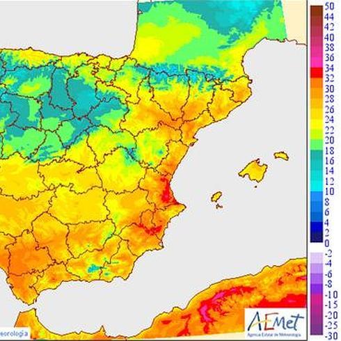 Previsión del tiempo para el puente de mayo