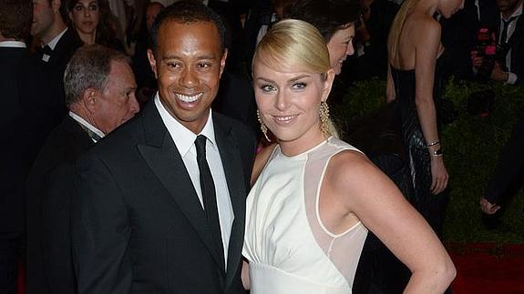 Tiger Woods y Lindsey Vonn, en una imagen de archivo.