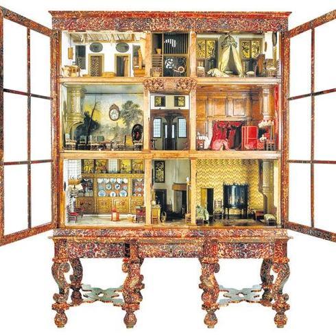 Casa de muñecas de Petronella Oortman, que se exhibe en el Rijksmuseum de Amsterdam.