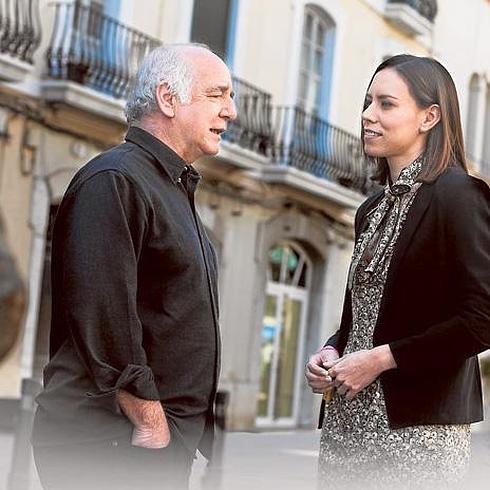 Joan Muñoz junto a Diana Morant. 