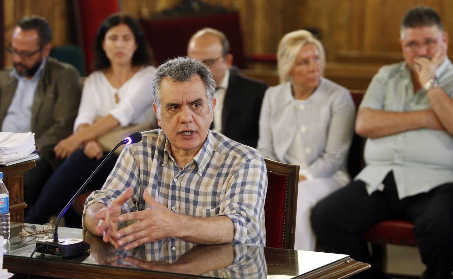 Cándido Herrero durante su declaración.