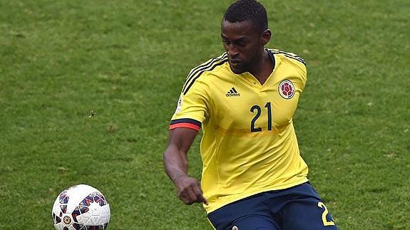 Jackson Martínez, en un partido de la Copa América de Chile.