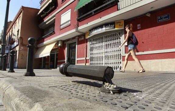  Luto. La cafetería permaneció cerrada ayer en señal de duelo.