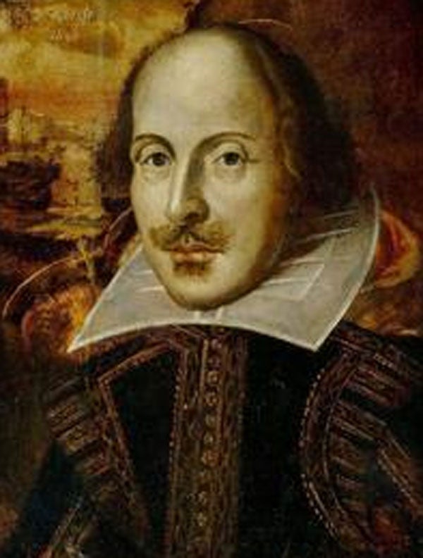 El dramaturgo William Shakespeare.