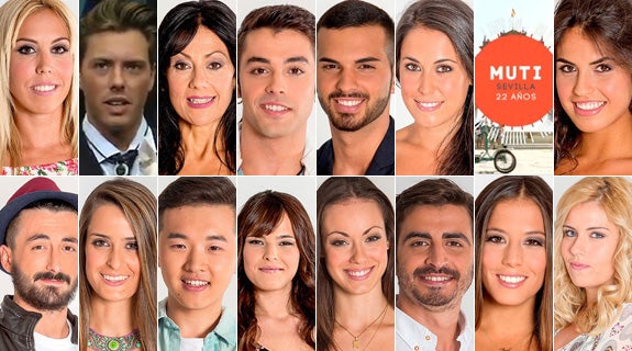 'Gran Hermano 16': los concursantes