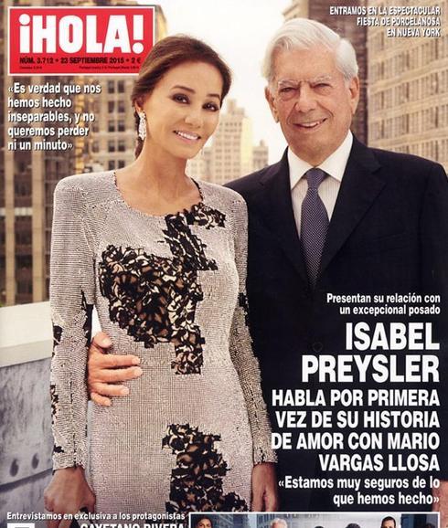 Isabel Preysler, sobre Vargas Llosa: «Estamos muy seguros de lo que hemos hecho»