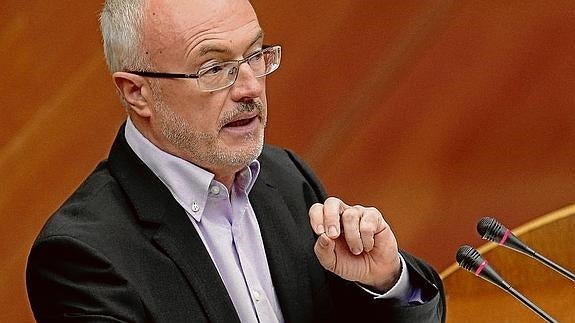 El líder de Podemos, Antonio Montiel.