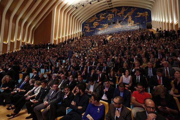 El auditorio del Palau de les Arts será de nuevo el escenario de los Premios Valencianos para el Siglo XXI. :: manuel molines