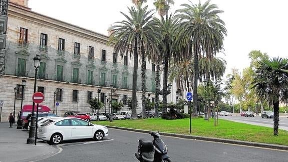 El Palau del temple, sede de delagación del Gobierno.