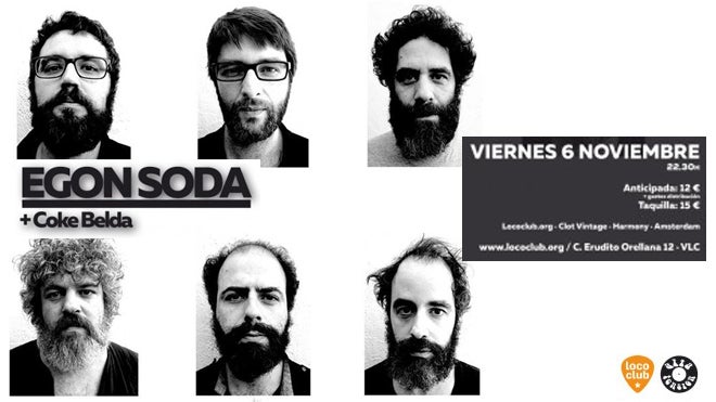 Egon Soda presentan trabajo en Valencia